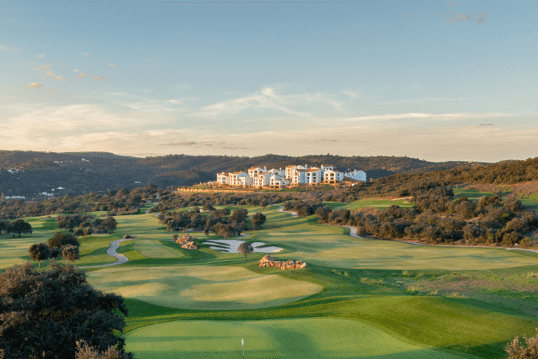 Ombria golf resort on a hillside in the Algarve, Portugal
